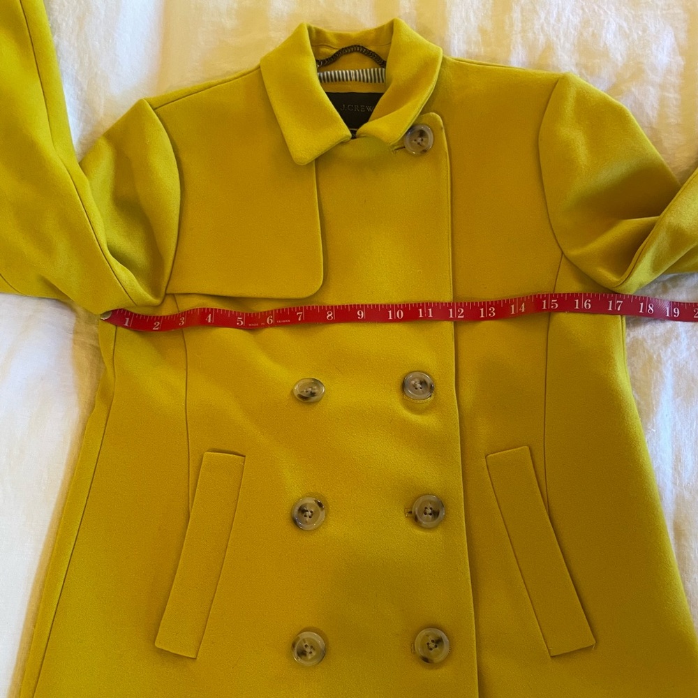 NWT J. Crew Wool Melton Short Peacoat - Picture 8 of 12